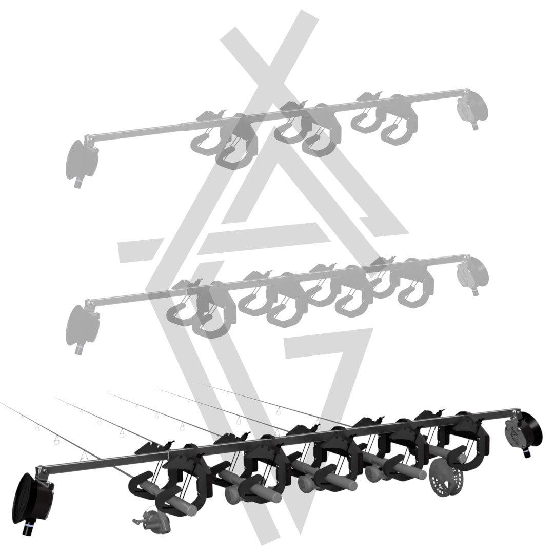 Rod Rig with 5 rod holders.